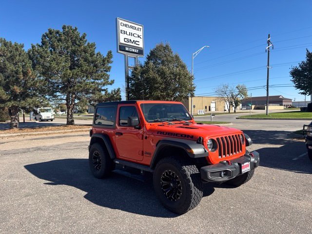 Certified Used 2018 Orange Jeep Rubicon image 4