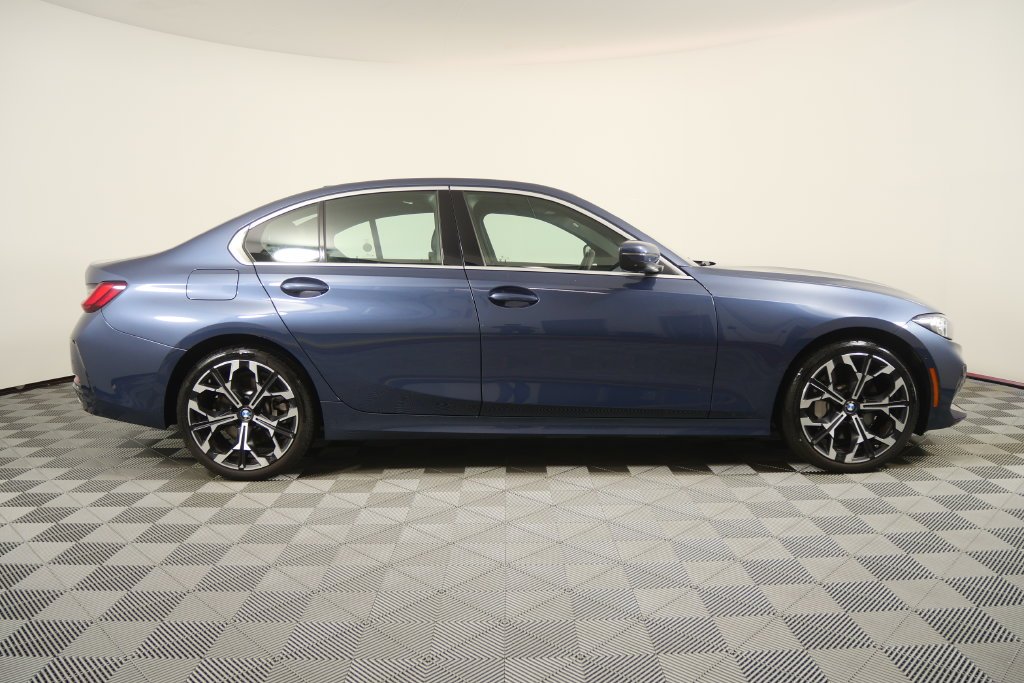 Certified Used 2025 Arctic Race Blue metallic BMW 330i xDrive image 3