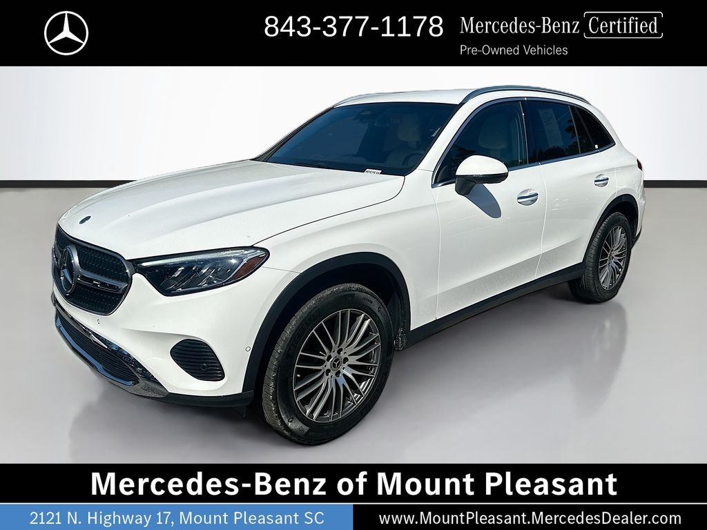 Certified Used 2025 White Mercedes-Benz GLC 300 image 1