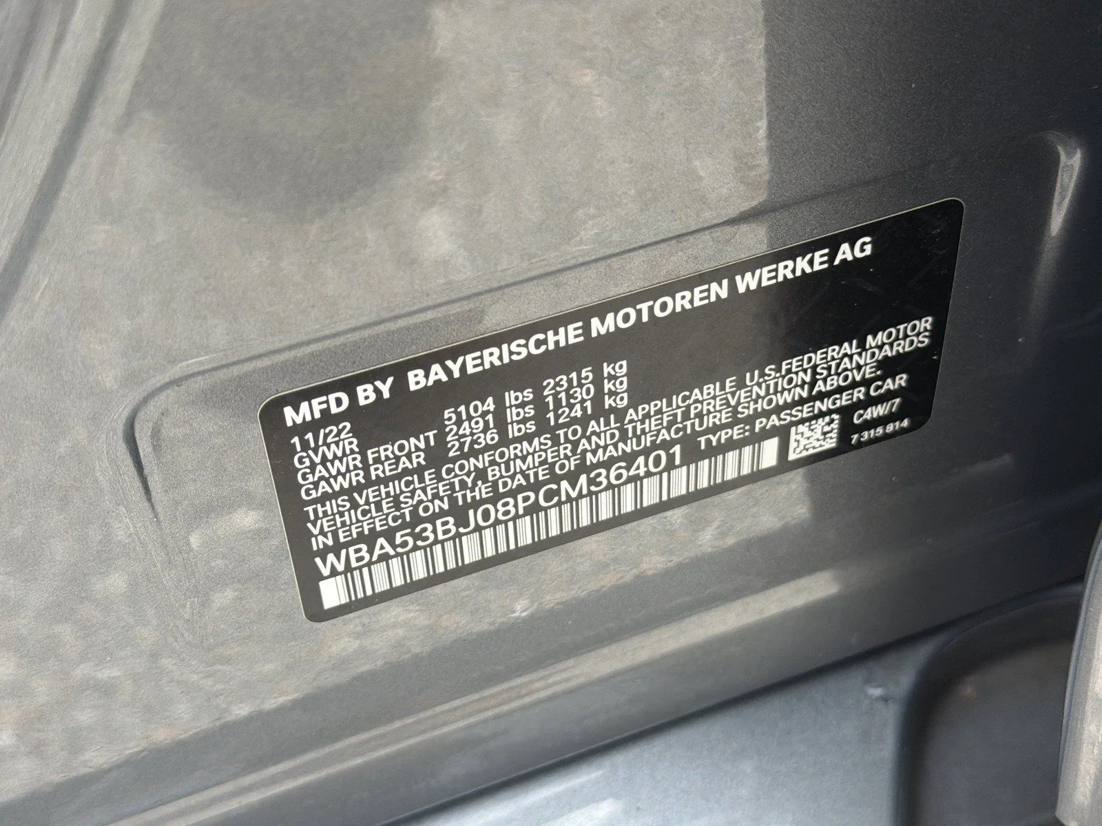 Used 2023 Skyscraper Grey Metallic BMW 540i image 38