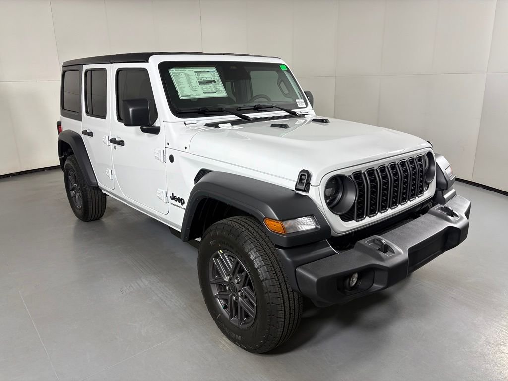 New 2026 Bright White Clear-Coat Exterior Paint Jeep Sport S image 2