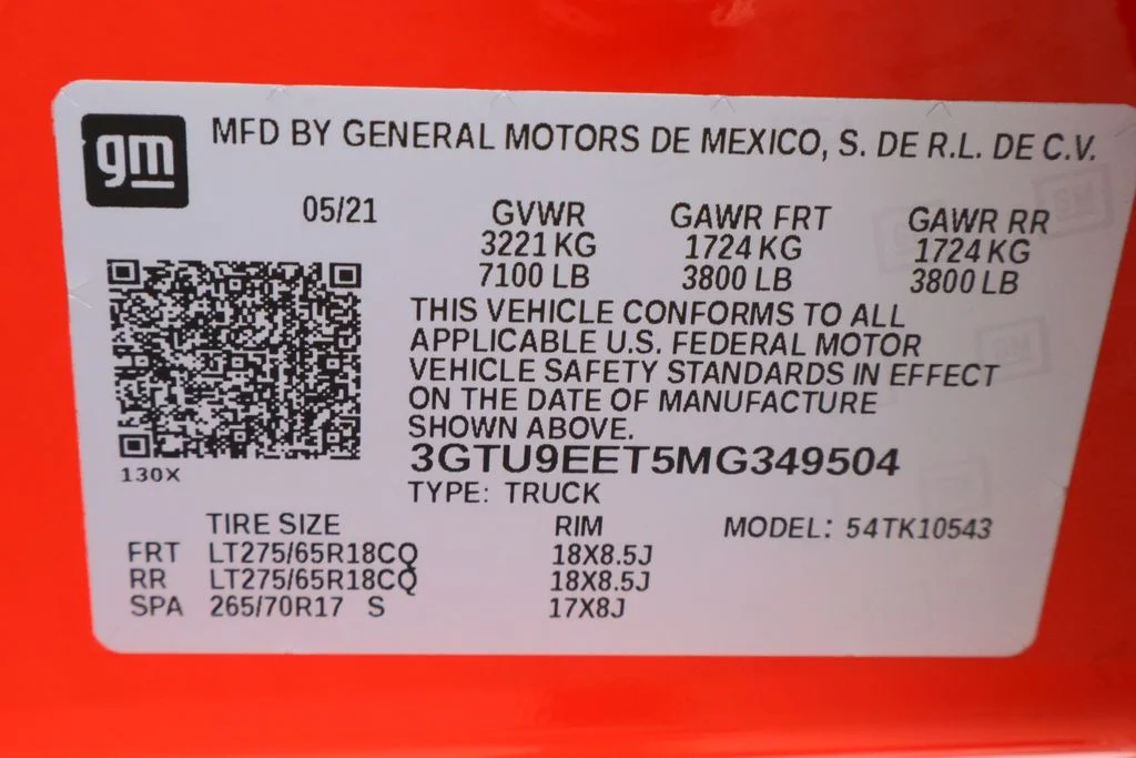 Used 2021 Red GMC AT4 image 35