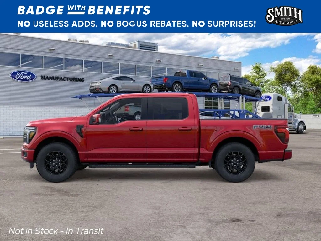 New 2026 Ruby Red Metallic Tinted Clearcoat Ford Lariat® image 4