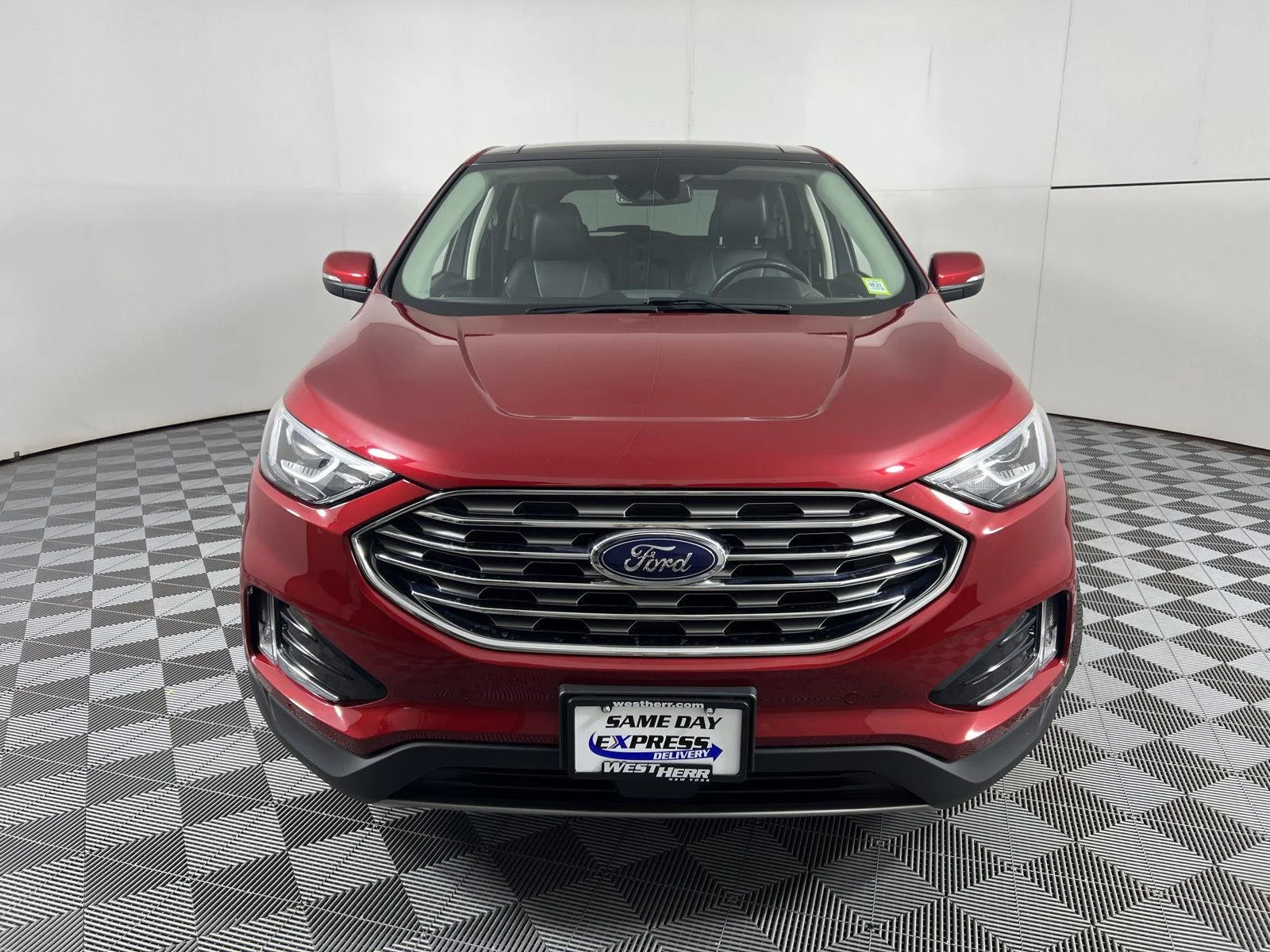 Used 2020 Rapid Red Metallic Tinted Clearcoat Ford Titanium image 6