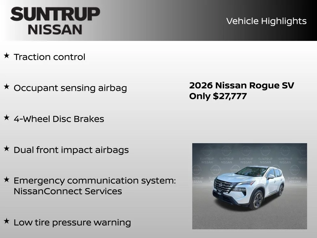 Certified Used 2026 White Nissan SV image 30