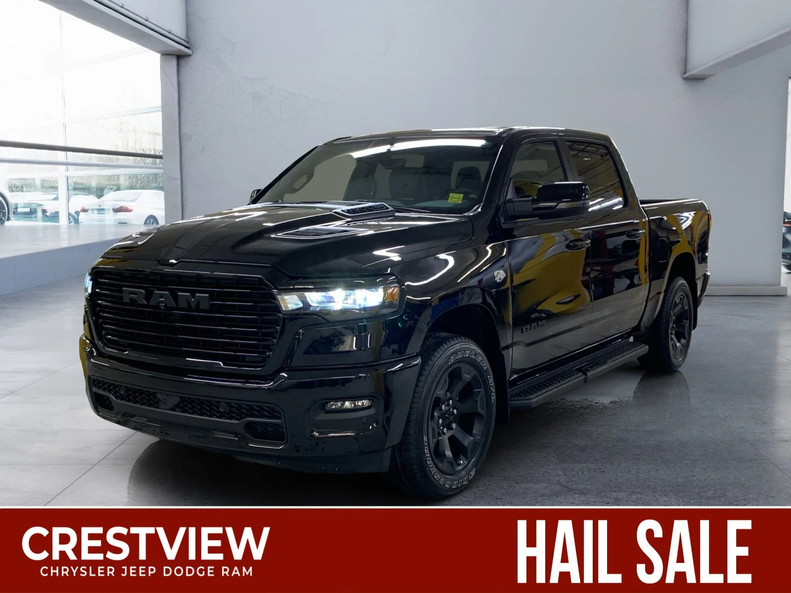 New 2026 Diamond Blk Crystal Pearl Ram Sport image 1