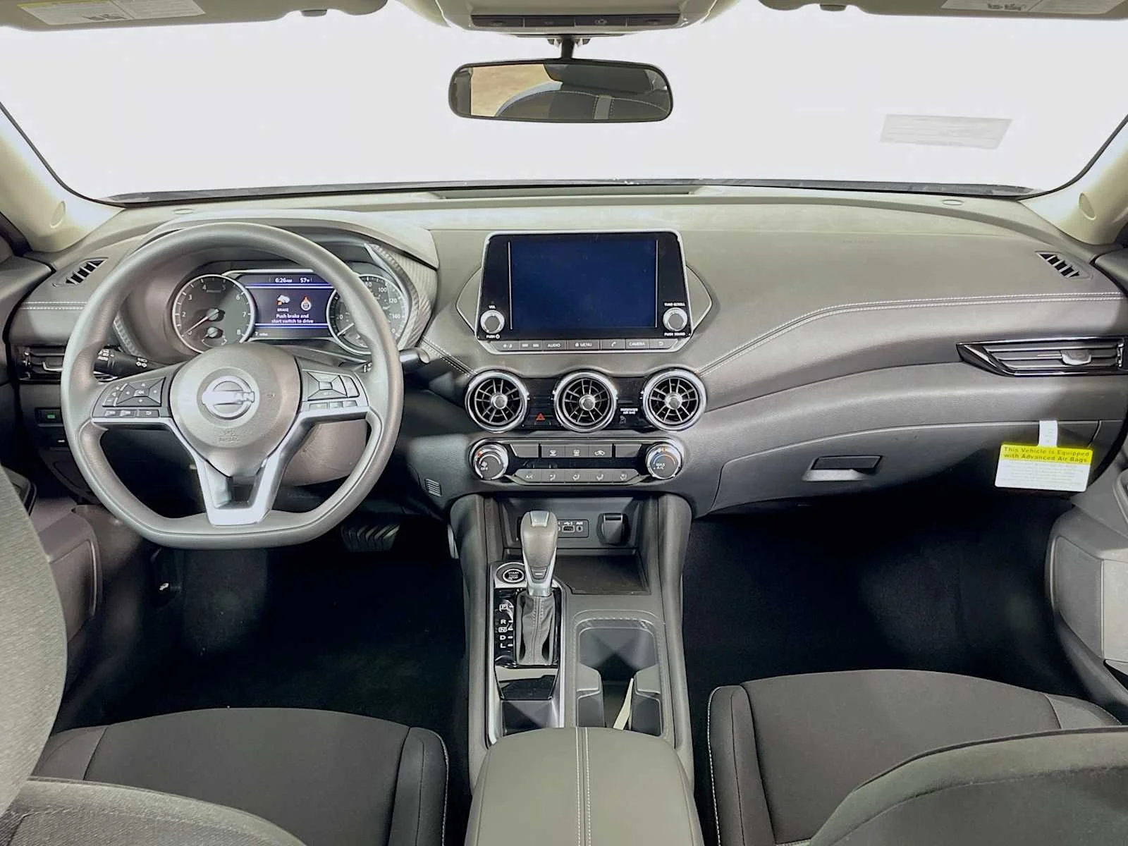 Used 2025 Atlantic Gray Metallic Nissan SV image 3