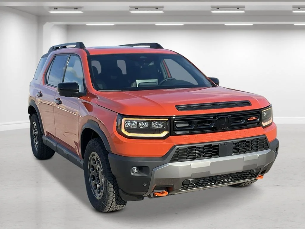 New 2026 Sunset Orange Honda TrailSport Elite Blackout image 8