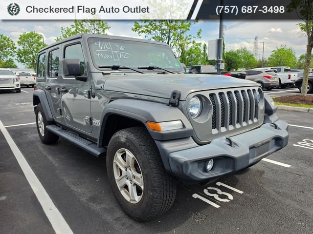 Used 2020 Sting-Gray Clearcoat Jeep Unlimited Sport S image 3