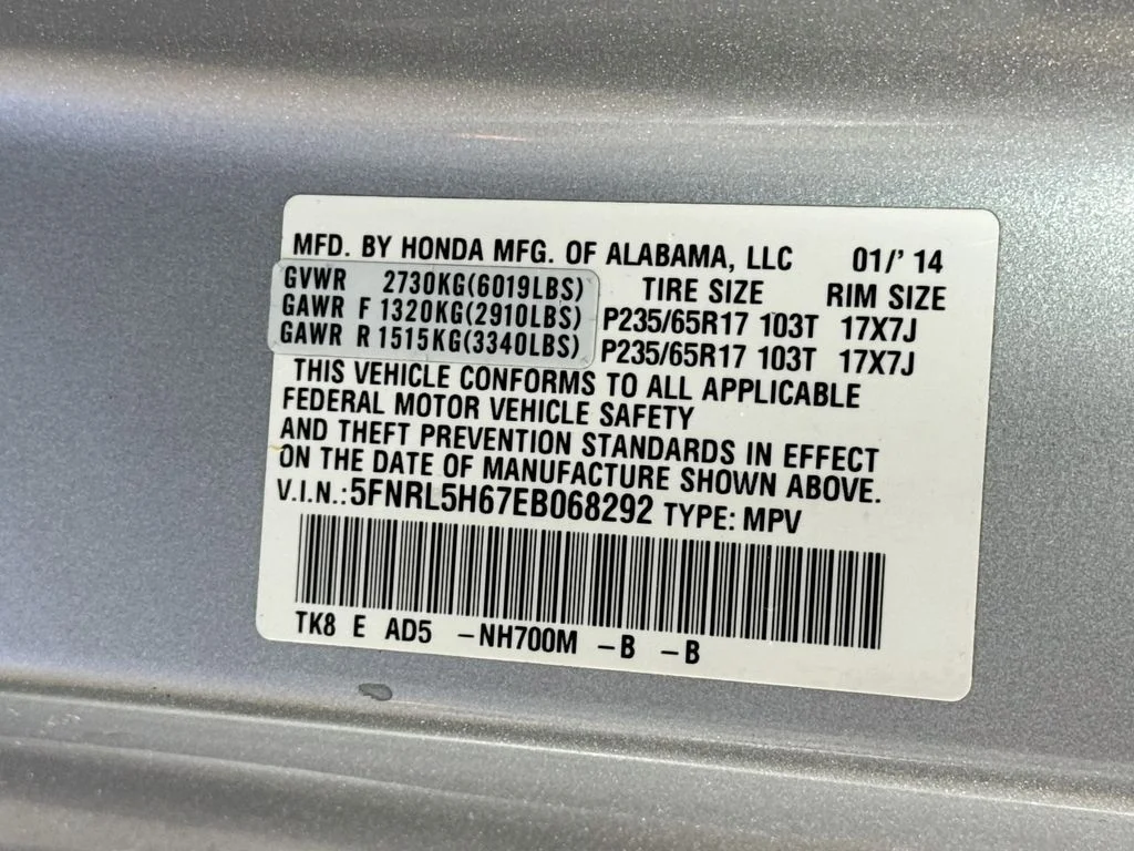 Used 2014 Silver Honda EX-L image 45