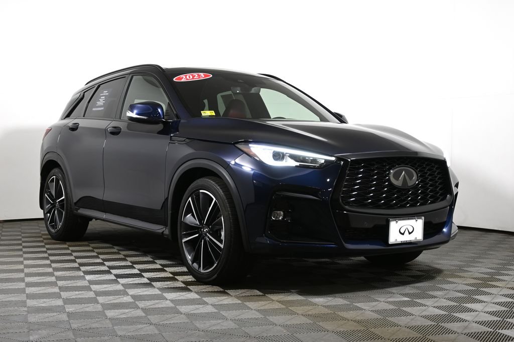 Certified Used 2023 Blue INFINITI SPORT image 9
