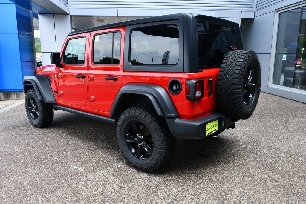 Used 2021 Red Jeep Unlimited Sport S image 5