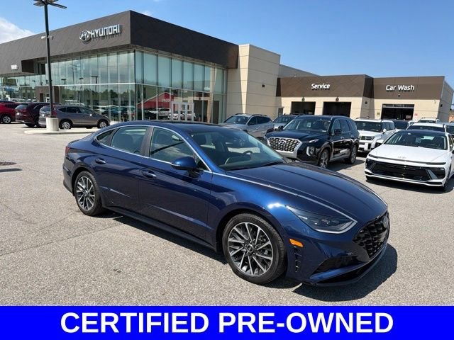 Certified Used 2021 Blue Hyundai Limited image 31