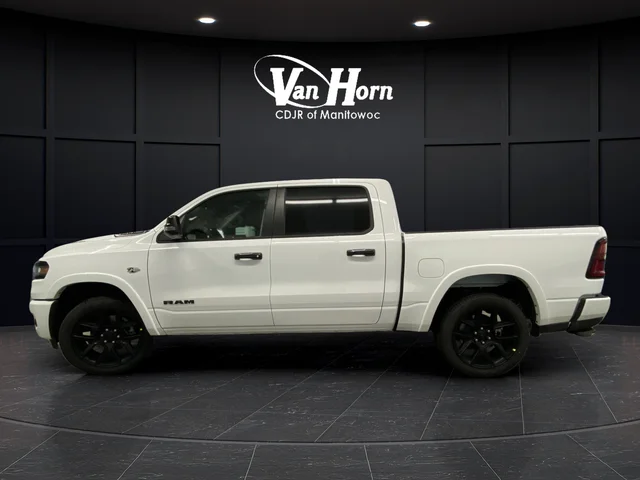 New 2026 Bright White Clear-Coat Exterior Paint RAM Laramie image 13