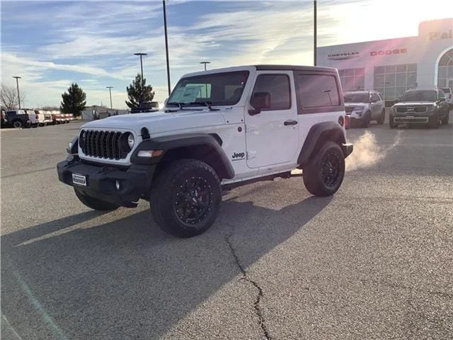 New 2026 Bright White Clear-Coat  Paint Jeep 2-DOOR SPORT image 1