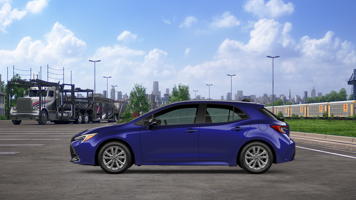 New 2026 Blue Crush Metallic Toyota SE image 4
