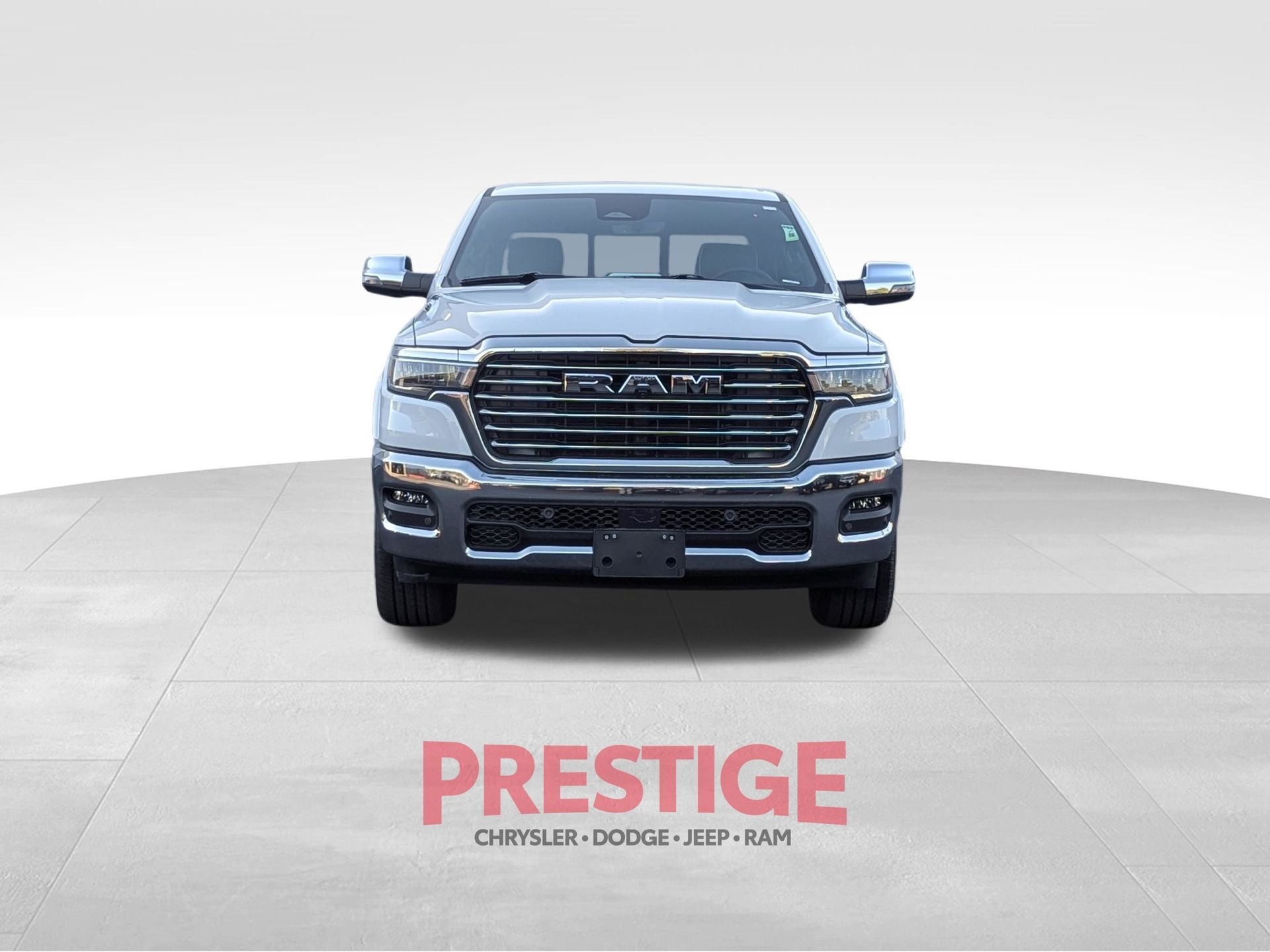 New 2026 Bright White Clear-Coat Exterior Paint RAM Laramie image 2