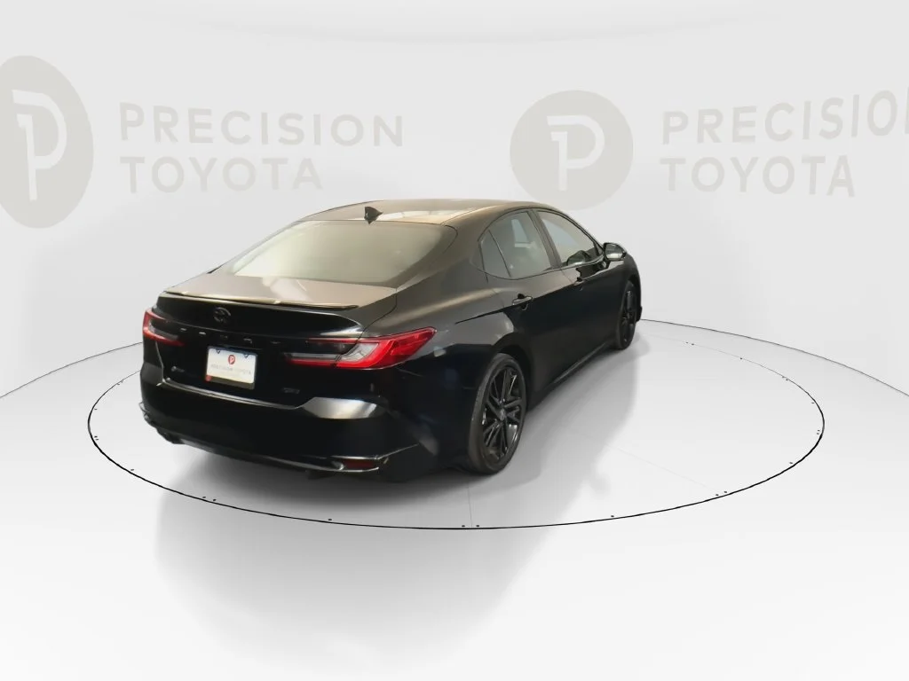 Used 2025 Midnight Black Metallic Toyota XSE image 8