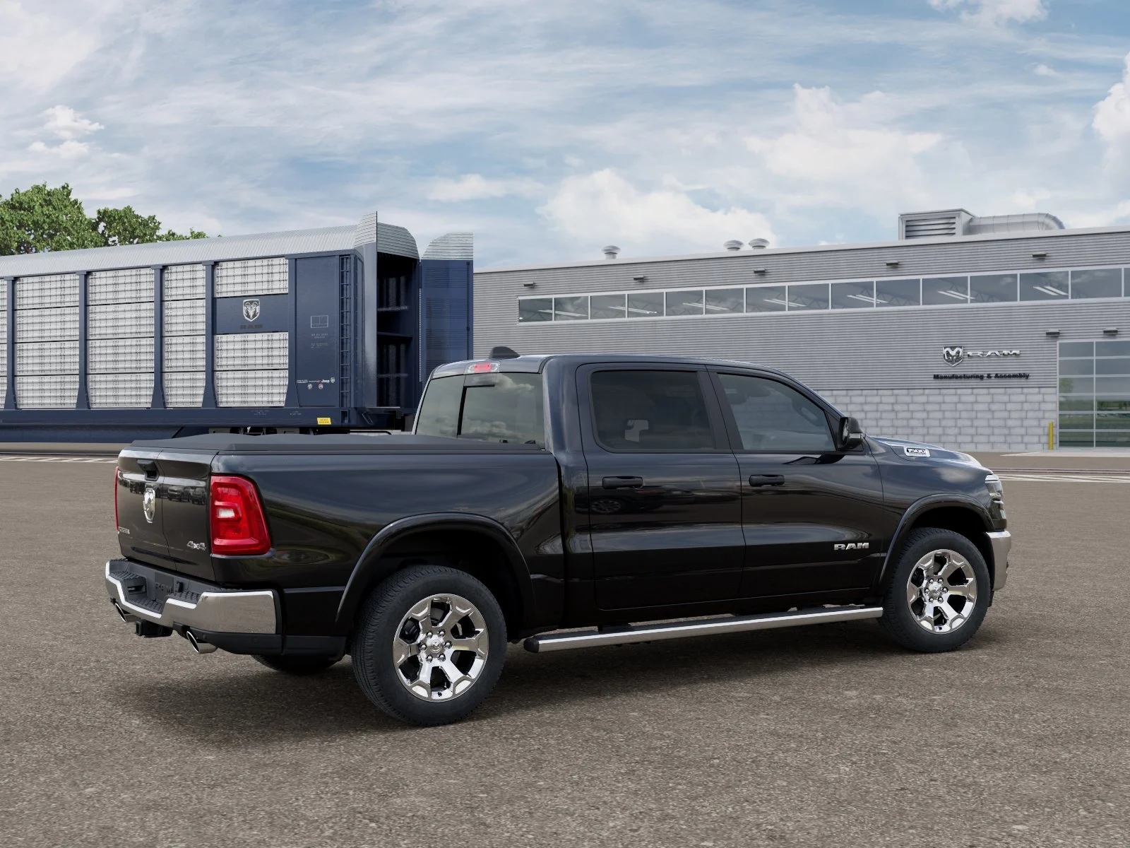 New 2026 Diamond Black Crystal Pearl-Coat Exterior Paint RAM Big Horn/Lone Star image 31