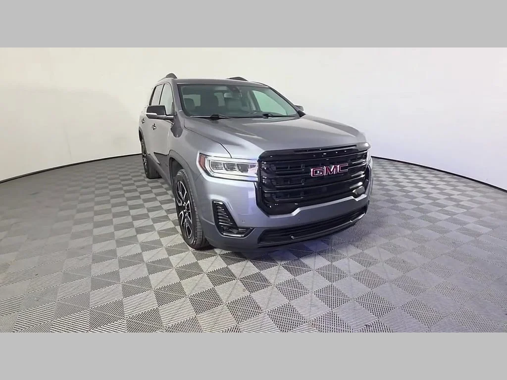 Used 2021 Satin Steel Metallic GMC SLT image 52