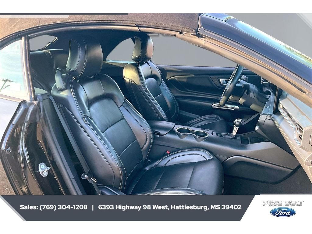 Used 2024 BLACK Ford EcoBoost Convertible image 8