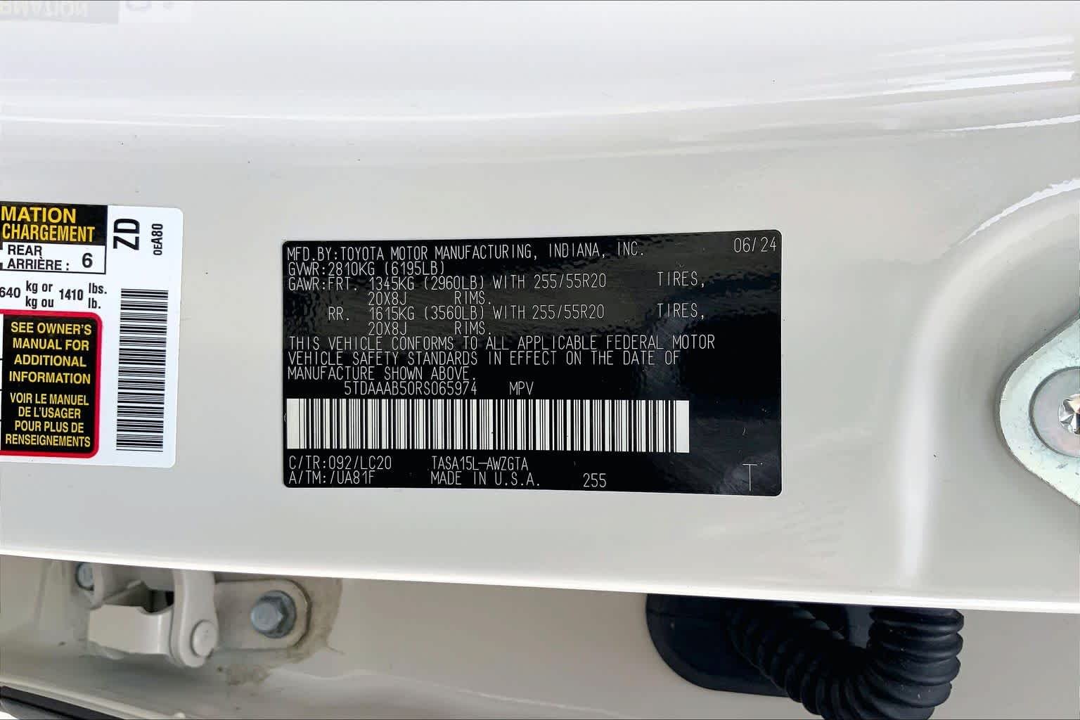 Used 2024 Coastal Cream Toyota Limited image 36