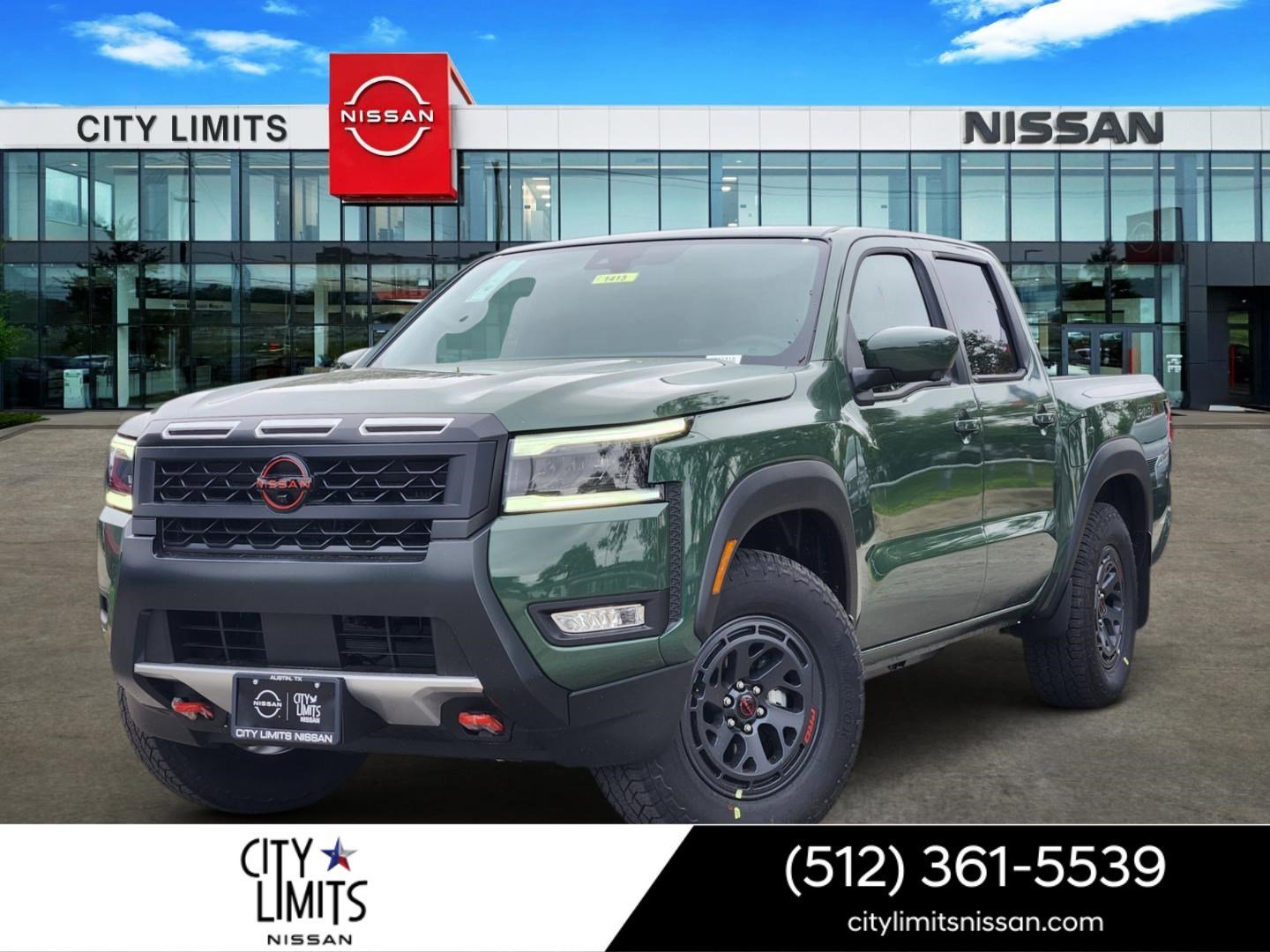 New 2026 Tactical Green Metallic Nissan Crew Cab PRO-X® image 1