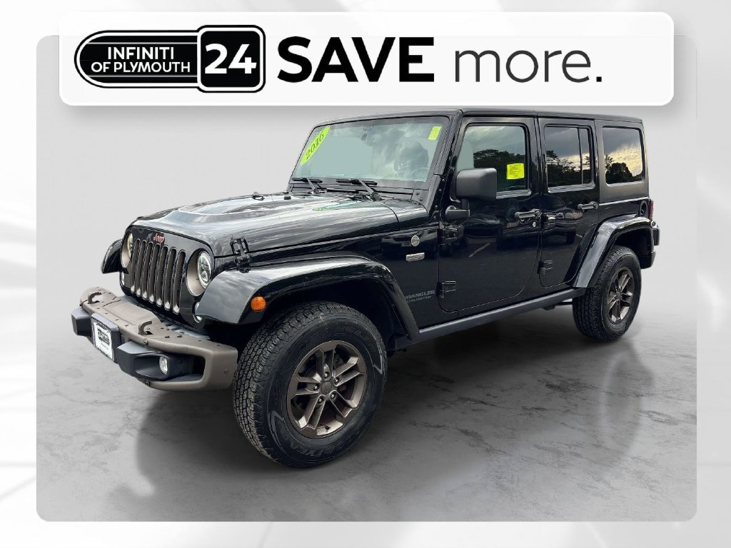 Used 2016 Black Jeep Unlimited Sahara image 1