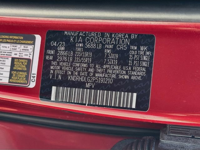 Used 2023 Runway Red Kia EX image 44