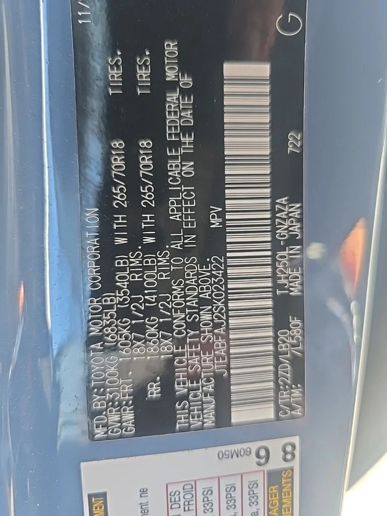 Used 2025 Blue Toyota Base image 13