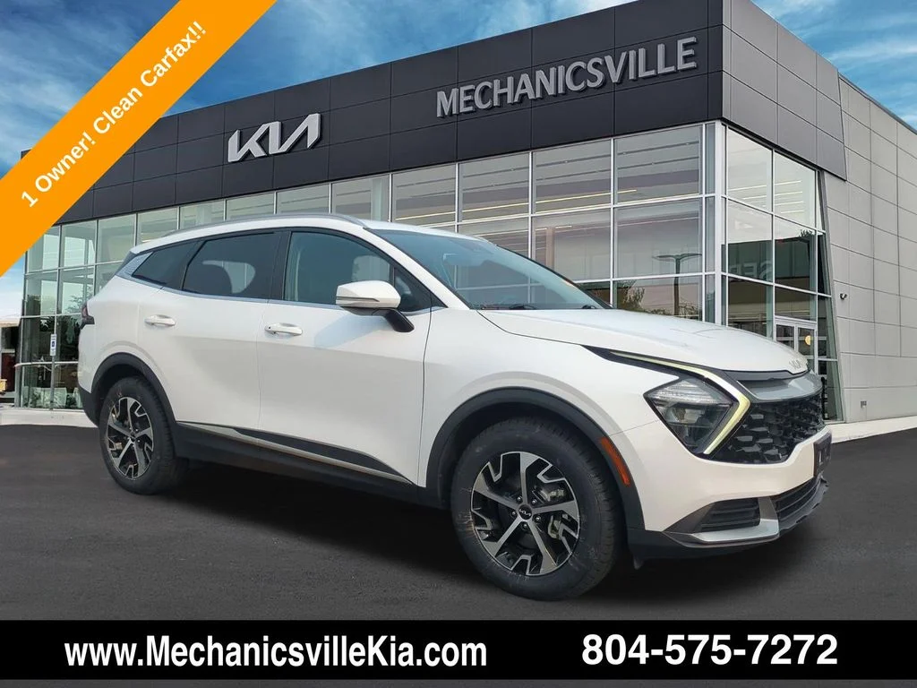 Used 2023 White Kia EX image 1