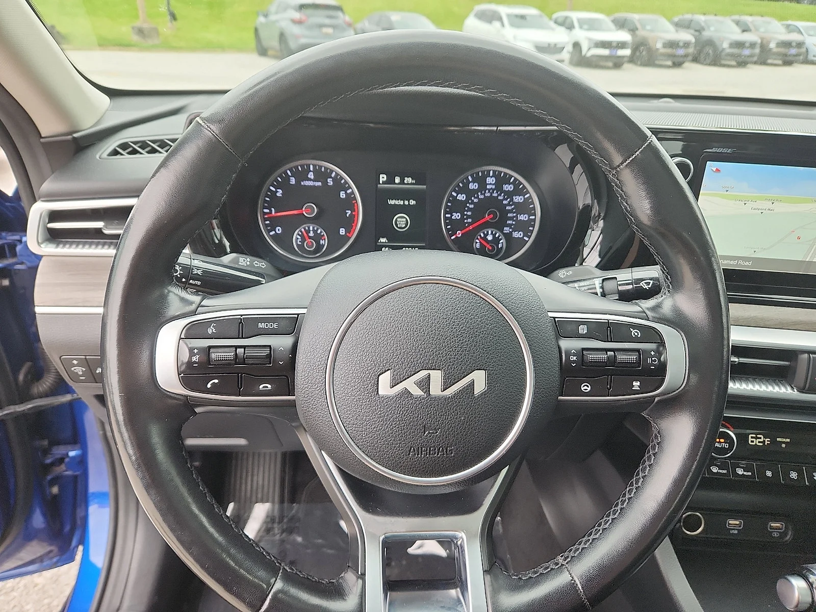 Used 2022 Blue Kia EX image 20
