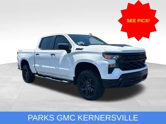Used 2024 Summit White Chevrolet Custom Trail Boss image 1