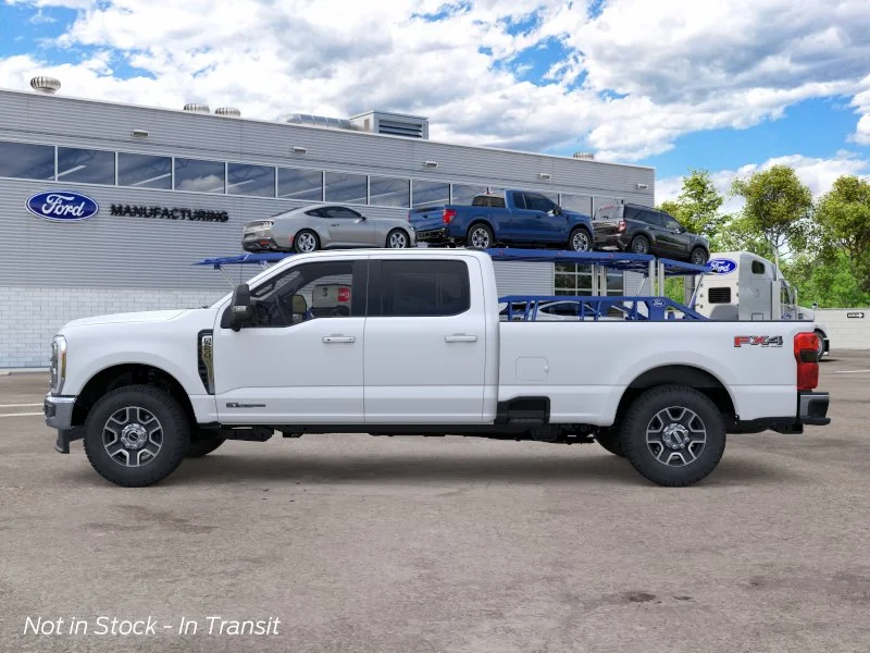 New 2026 Star White Metallic Tri-Coat Ford Lariat image 3