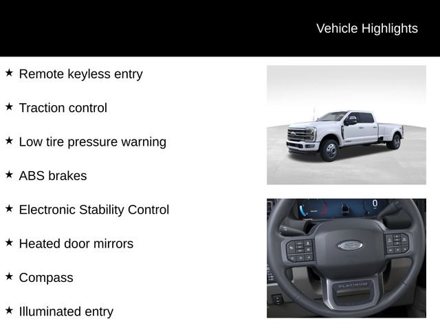 New 2026 Star White Metallic Tri-Coat Ford F-450® Platinum® image 7