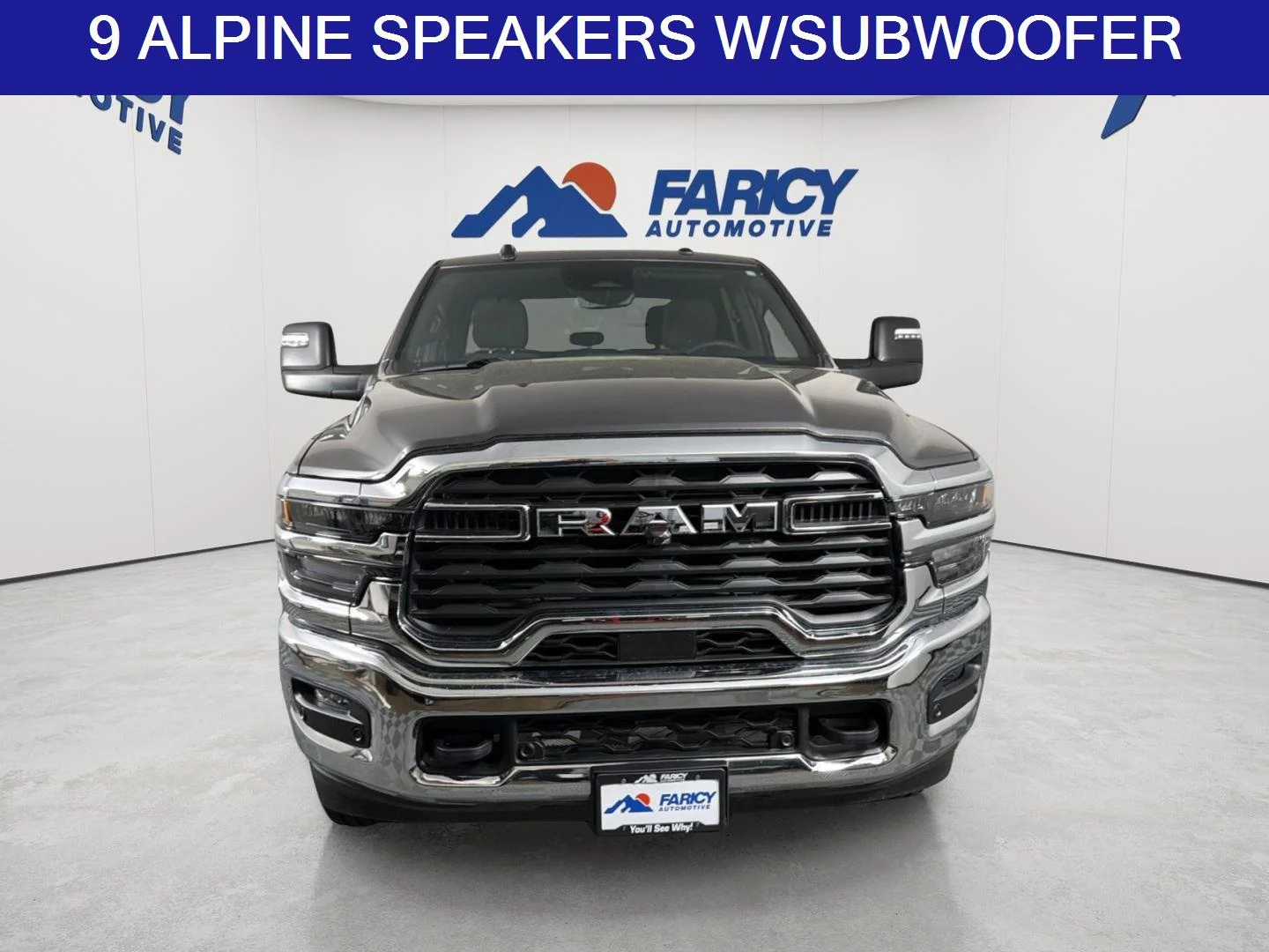 Used 2025 Granite Crystal Metallic Clearcoat Ram Big Horn image 4