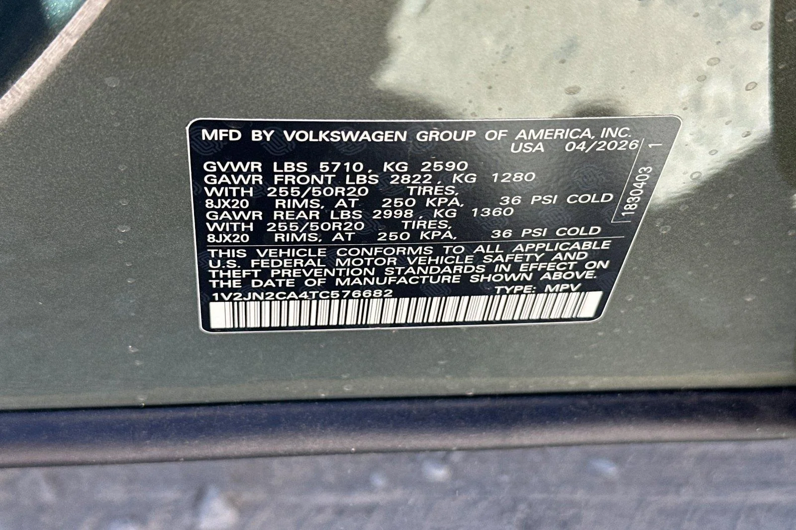 New 2026 Avocado Green Pearl Volkswagen 2.0T SE w/Technology image 28
