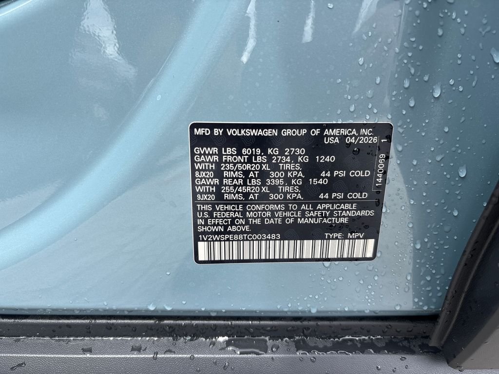 New 2026 Arctic Blue Metallic Volkswagen Pro S image 23