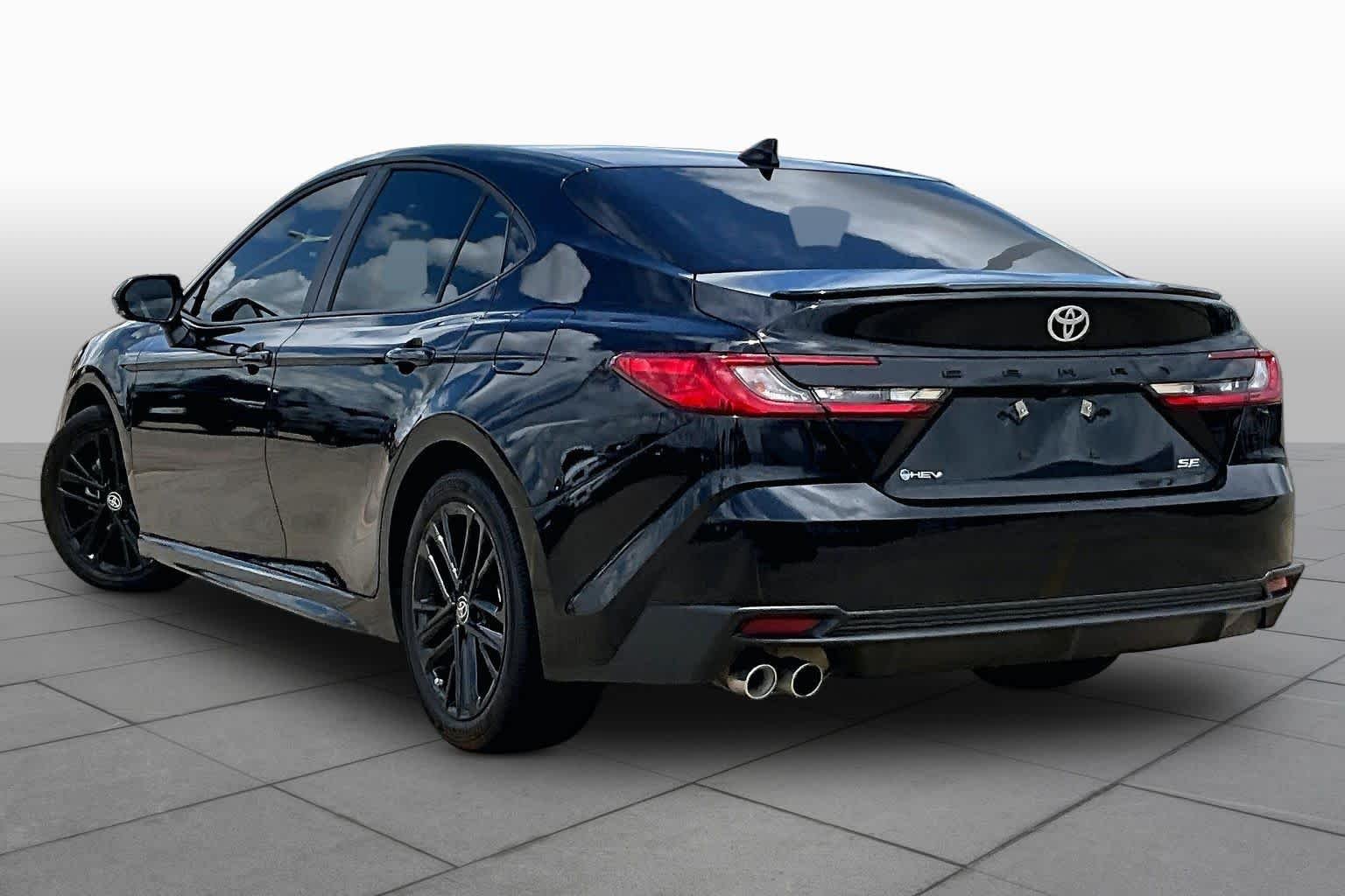 Used 2025 Midnight Black Metallic Toyota SE image 12