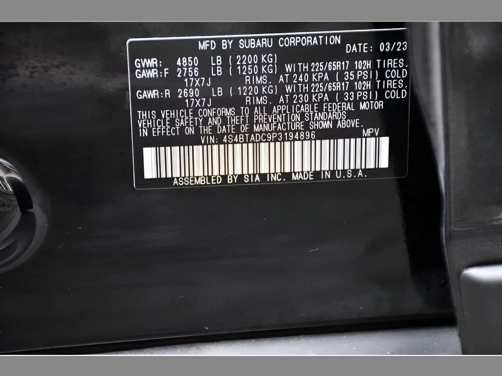 Certified Used 2023 Crystal Black Silica Subaru Premium image 26