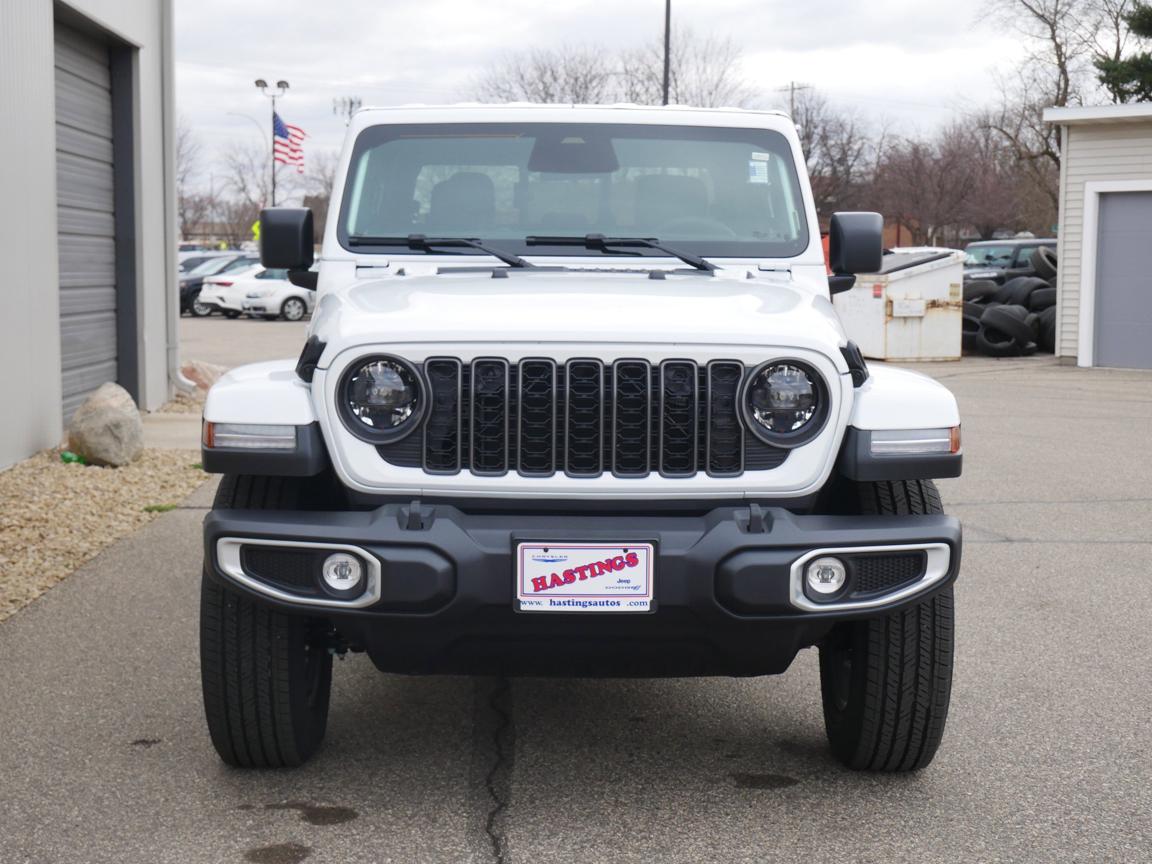 New 2026 Bright White Clearcoat Jeep Sahara image 5