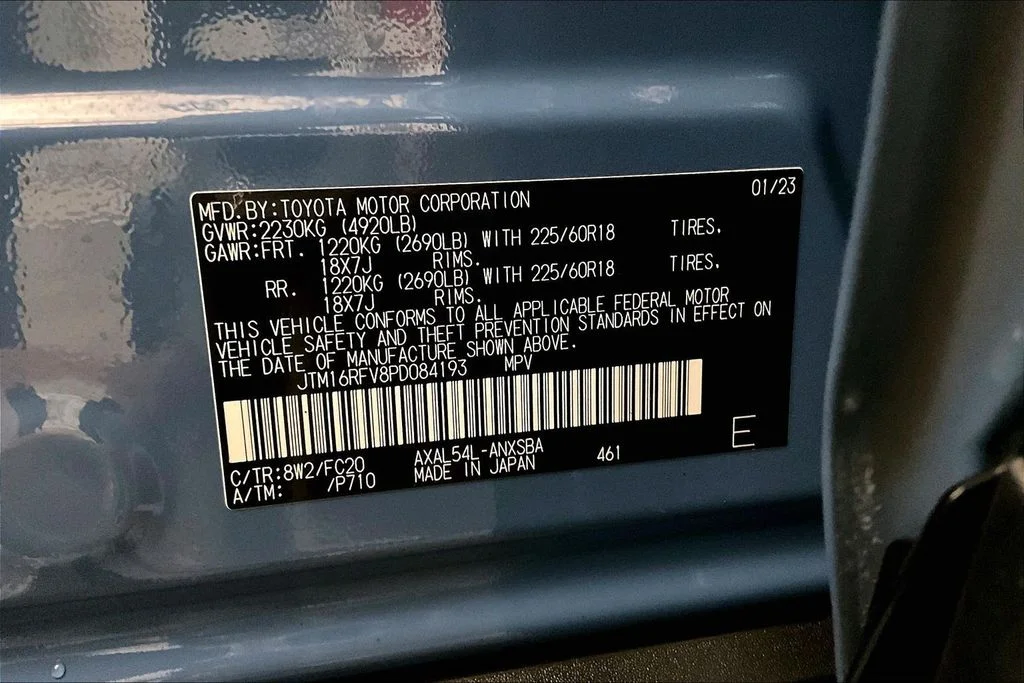 Certified Used 2023 Blue Toyota SE image 40