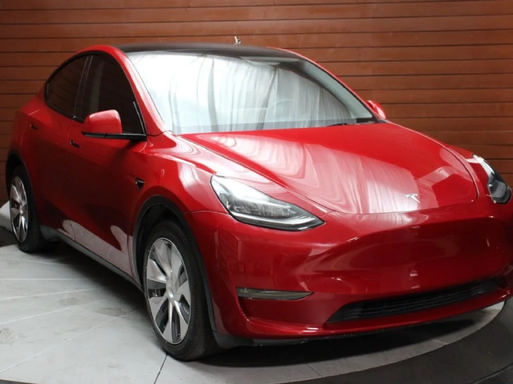 Used 2023 Red Multi-Coat Tesla Long Range image 37