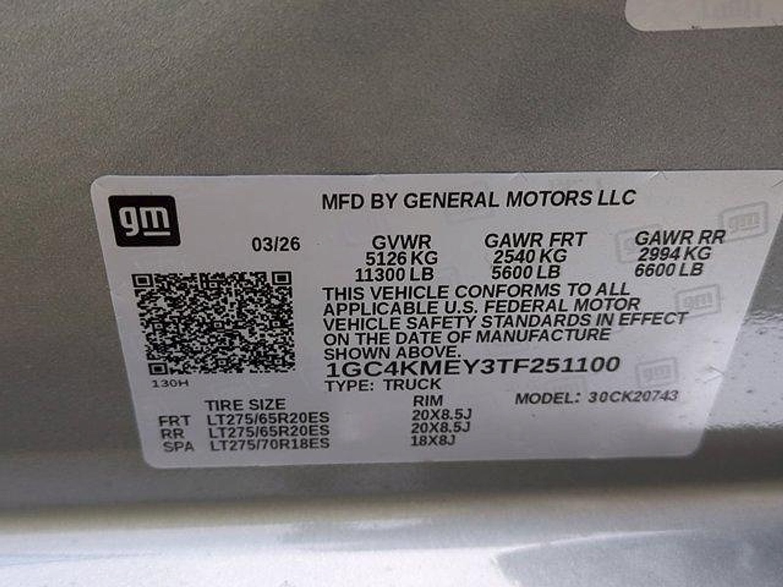 New 2026 Sterling Gray Metallic Chevrolet Custom image 32