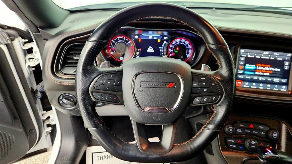 Used 2020 White Knuckle Clearcoat Dodge R/T Scat Pack 50th Ann. Widebody RWD w/ harman/kardon & Sunroof image 13