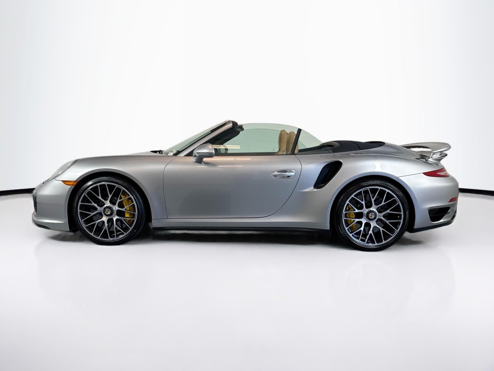 Used 2014 GT Silver Metallic Porsche Turbo S image 2