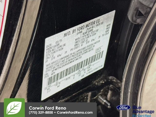 Certified Used 2025 Shadow Black Ford Premium image 34