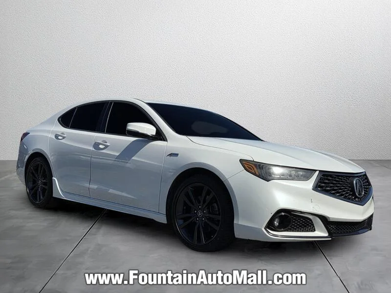 Used 2020 Platinum White Pearl Acura 3.5L FWD W/TECHNOLOGY/A-SPEC PKG image 6