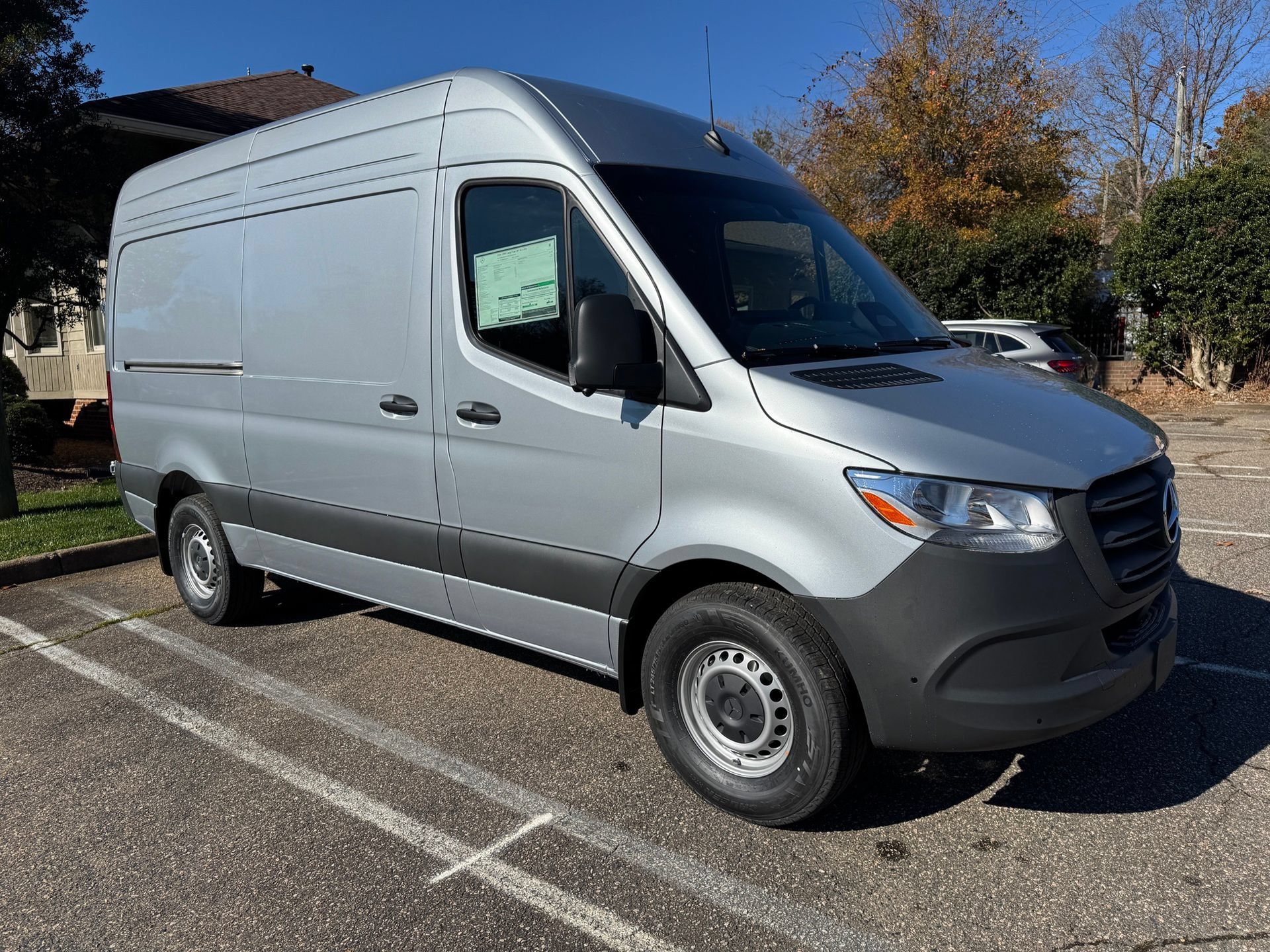 New 2026 High-tech silver metallic Mercedes-Benz Cargo 144 WB image 28