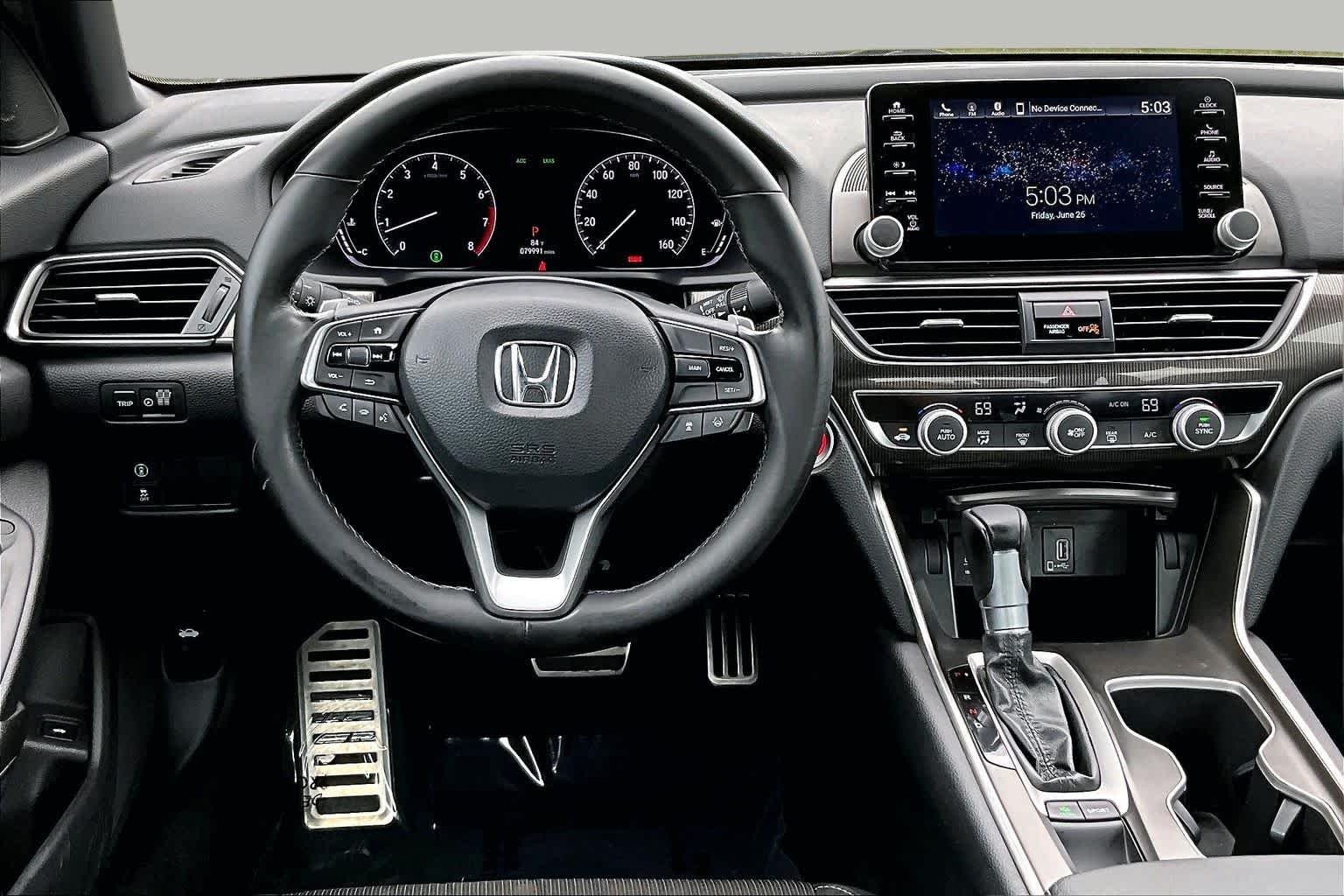 Used 2020 Crystal Black Pearl Honda Sport image 6